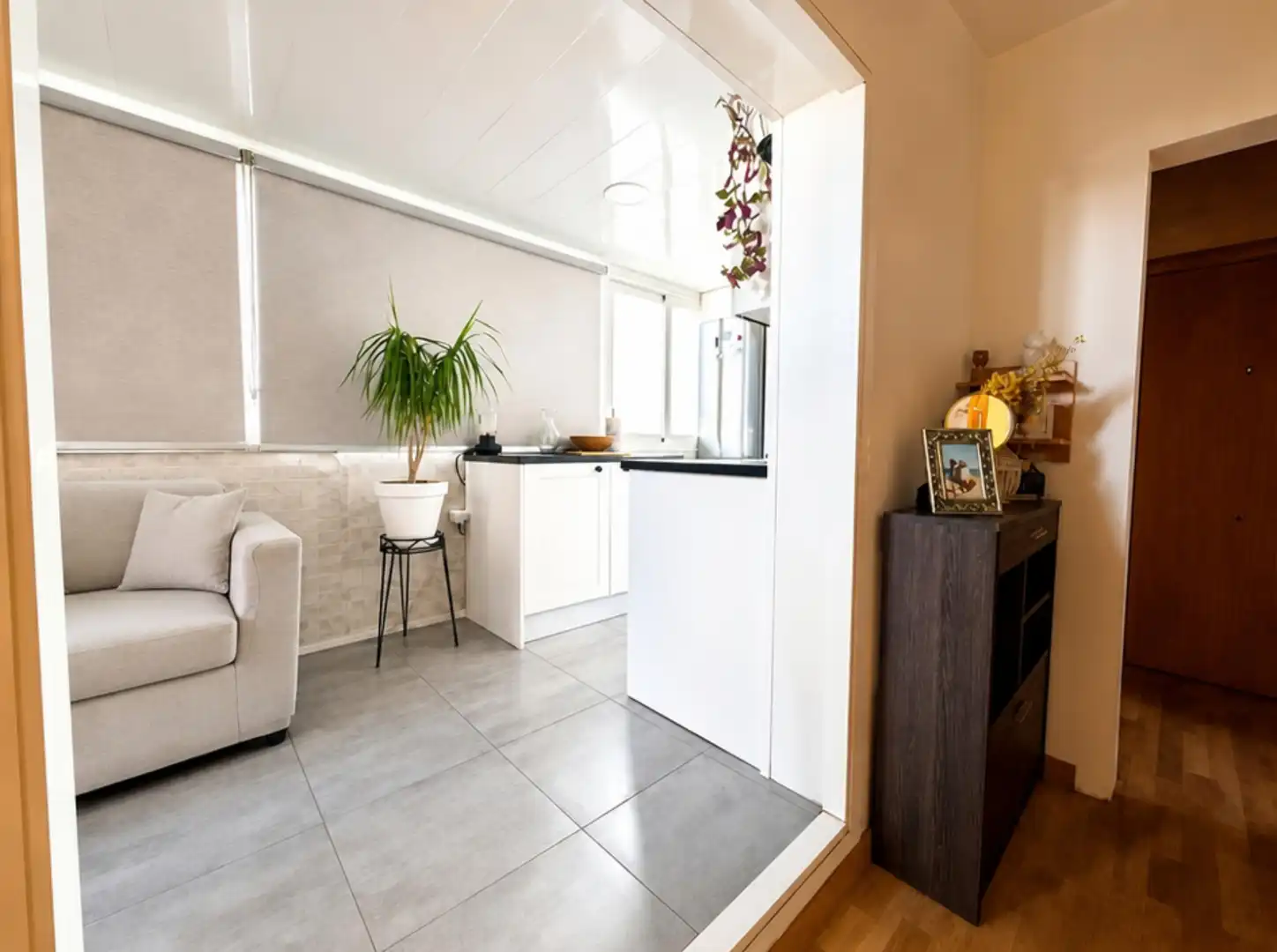 Kitchen of Attic for sale in Barcelona  with Air Conditioner, Terrace and Oven