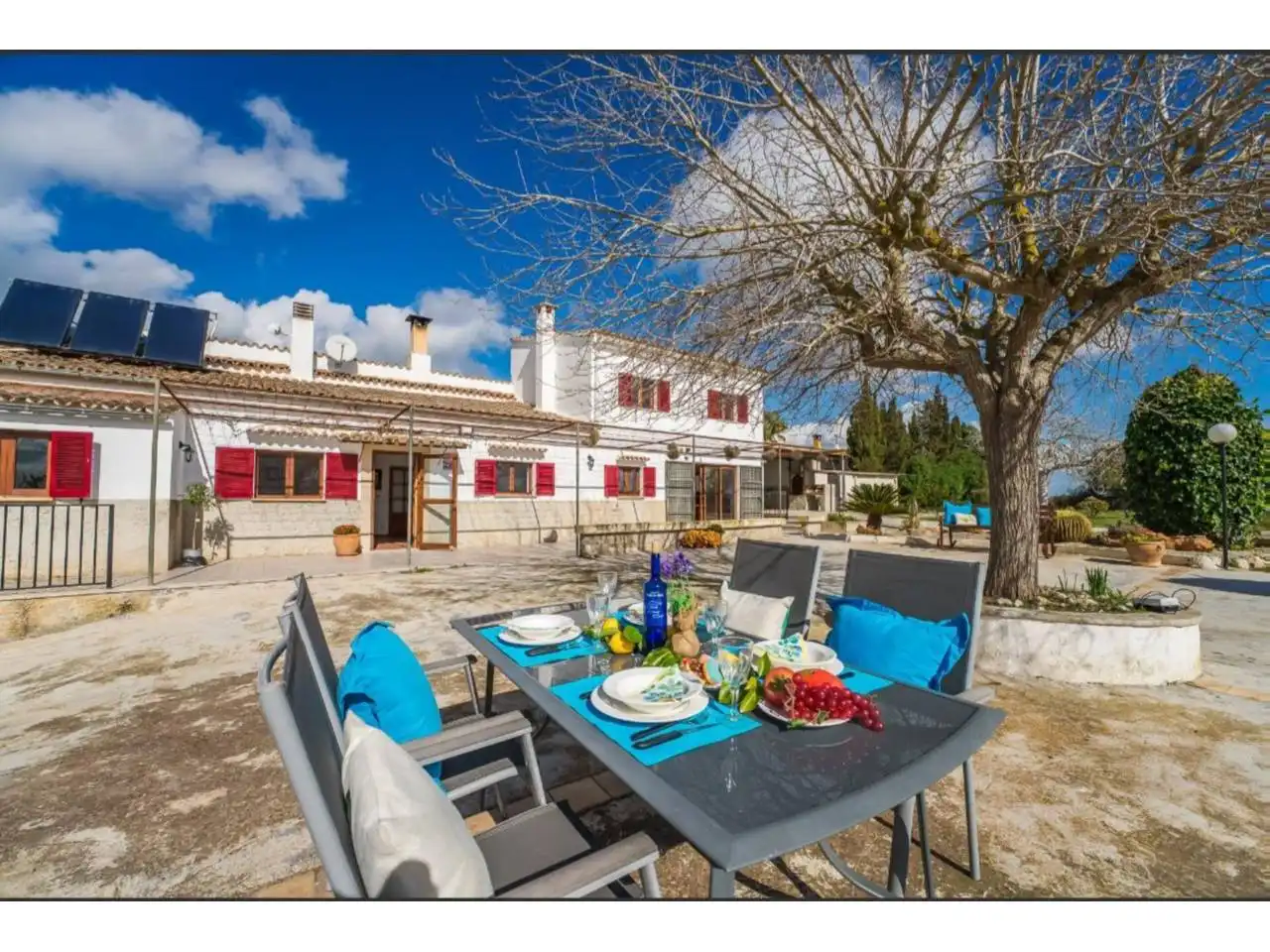 Garten von Country house zur Miete in Lloret de Vistalegre mit Klimaanlage, Privatgarten und Terrasse