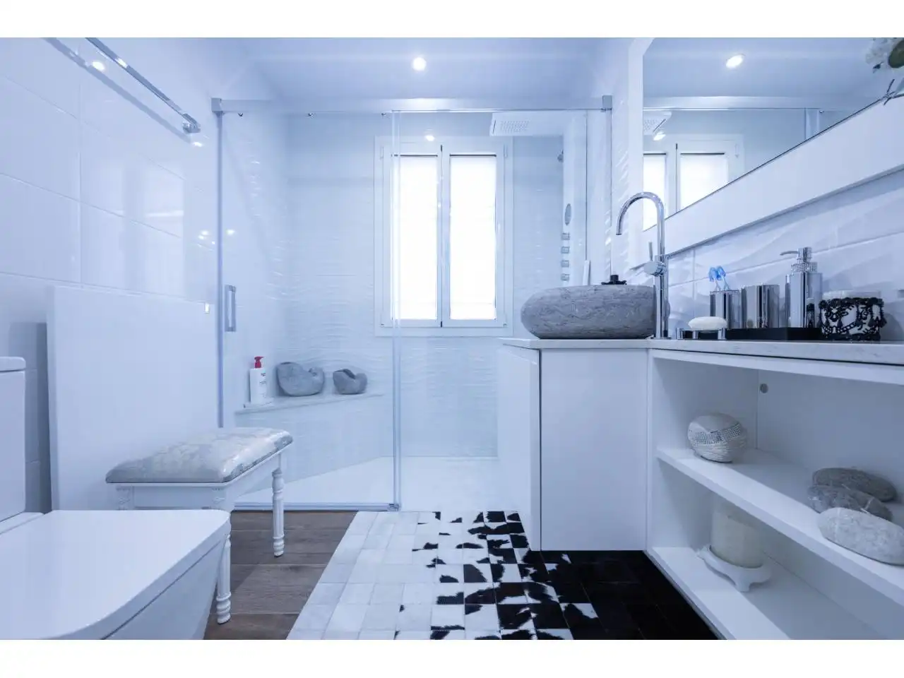 Badezimmer von Haus oder Chalet zum Verkauf in Taradell mit Klimaanlage, Heizung und Privatgarten