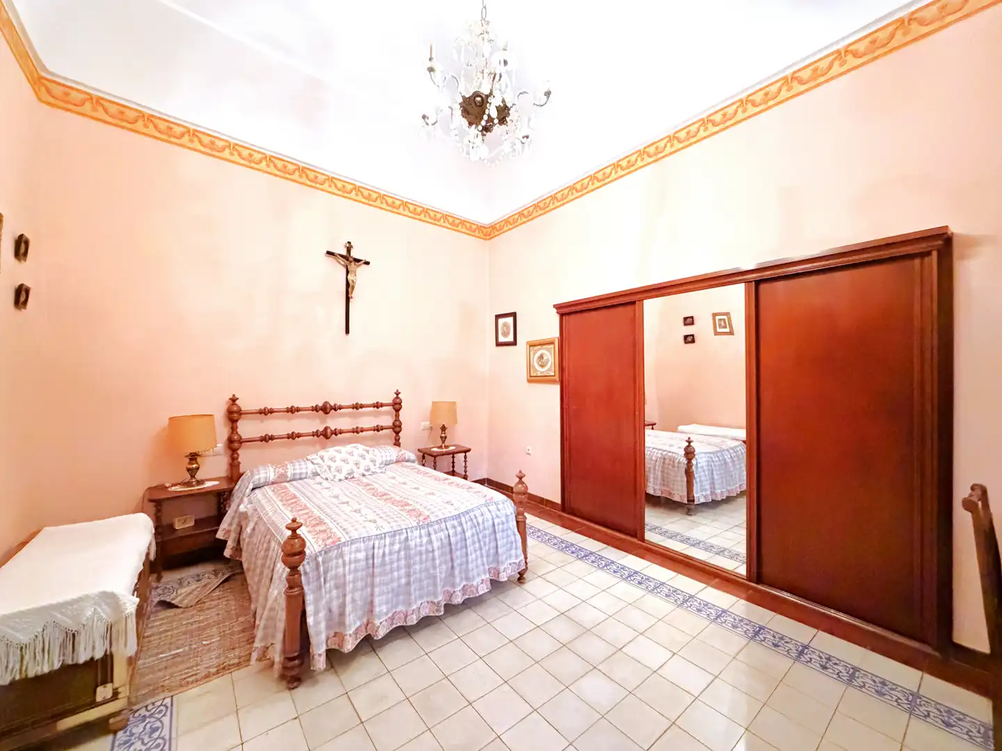 Dormitori de Casa adosada en venda en Zafra amb Aire condicionat i Balcó