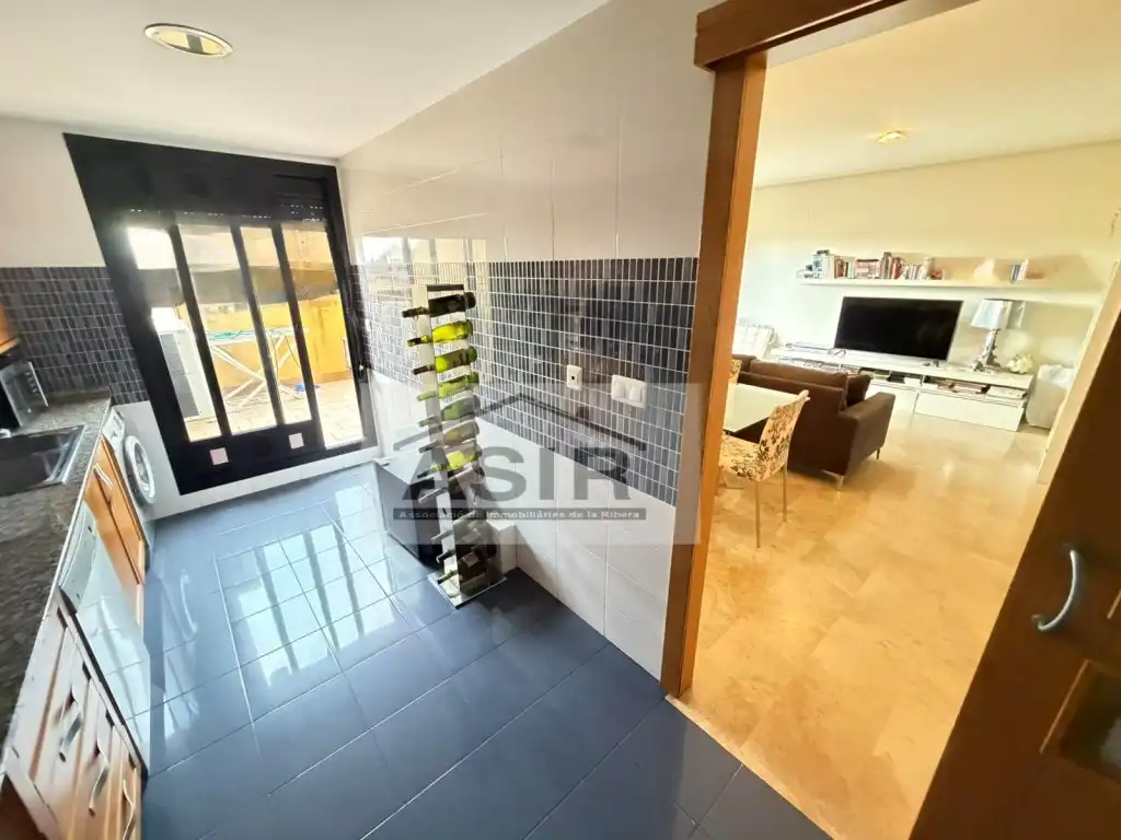 Living room of Flat for sale in Alzira  with Air Conditioner, Terrace and Swimming Pool