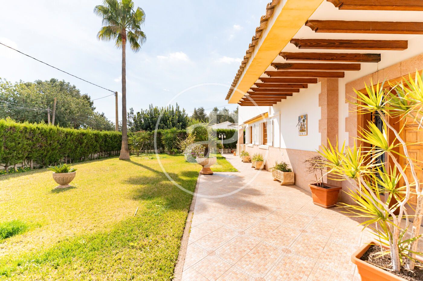 Außenansicht von Haus oder Chalet zum Verkauf in Bunyola mit Klimaanlage, Privatgarten und Terrasse