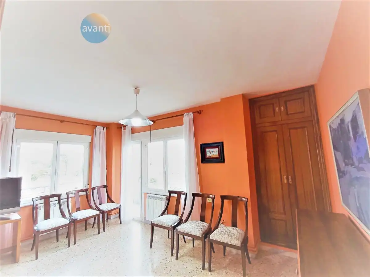 Dining room of Flat for rent in Salamanca  with Heating, Terrace and Furnished