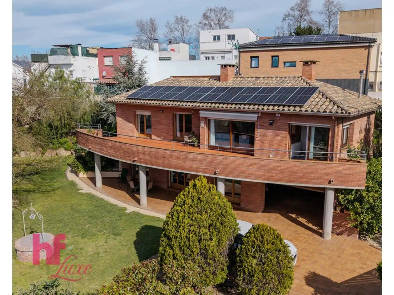 Vista exterior de Casa o chalet en venta en Granollers con Calefacción, Jardín privado y Parquet