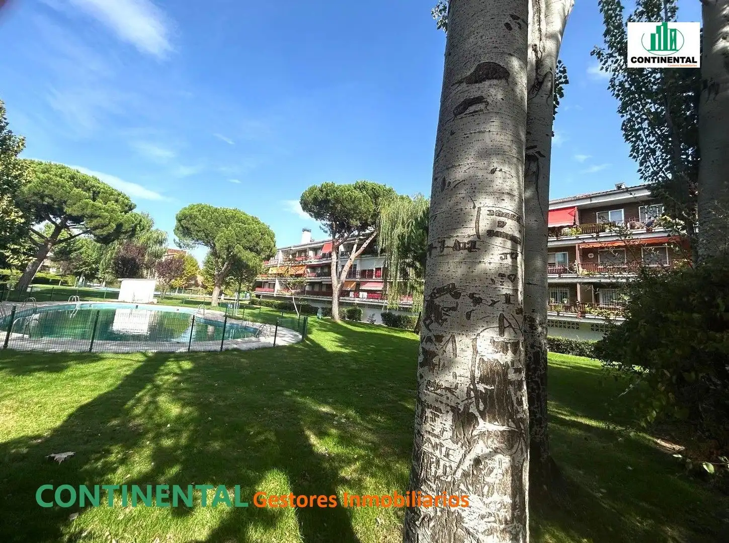 Garten von Wohnung zum Verkauf in Collado Villalba mit Heizung, Terrasse und Gemeinschaftspool