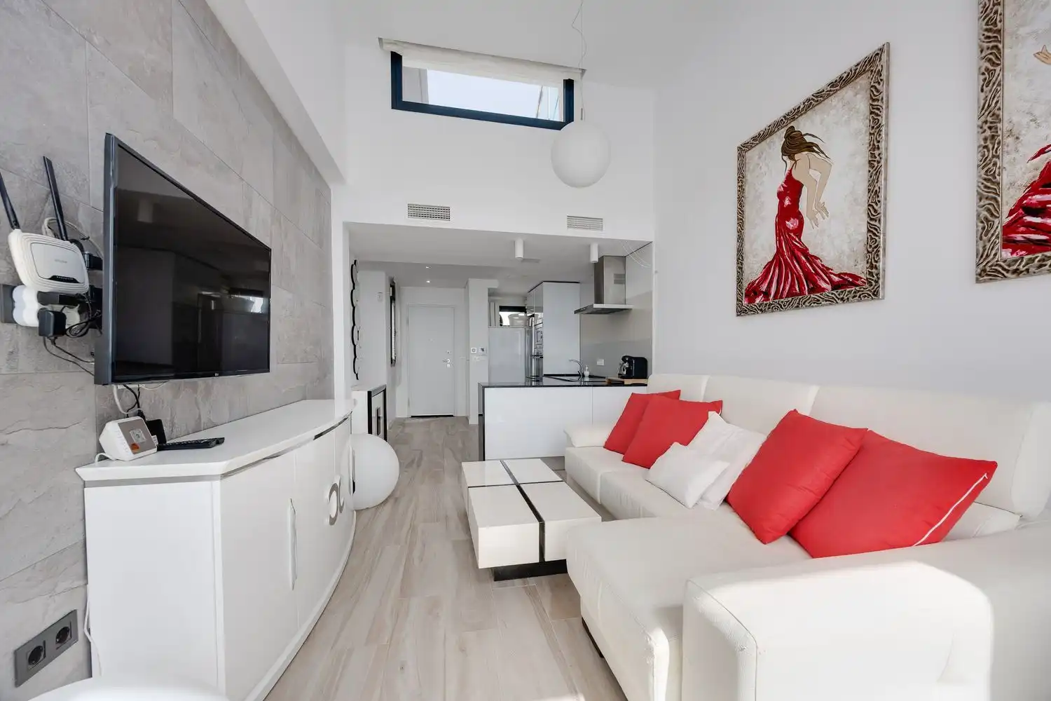 Living room of Houses for sale in Orihuela  with Air Conditioner, Private garden and Terrace