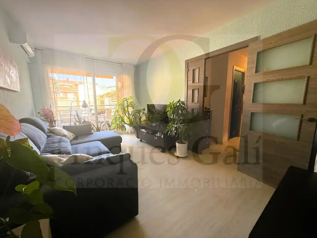Sala de estar de Ático en venta en Manresa con Aire acondicionado, Horno y Balcón