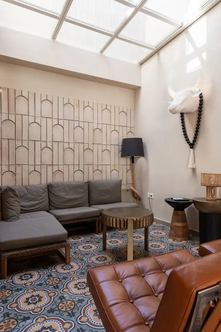 Sala d'estar de Casa adosada en venda en Málaga