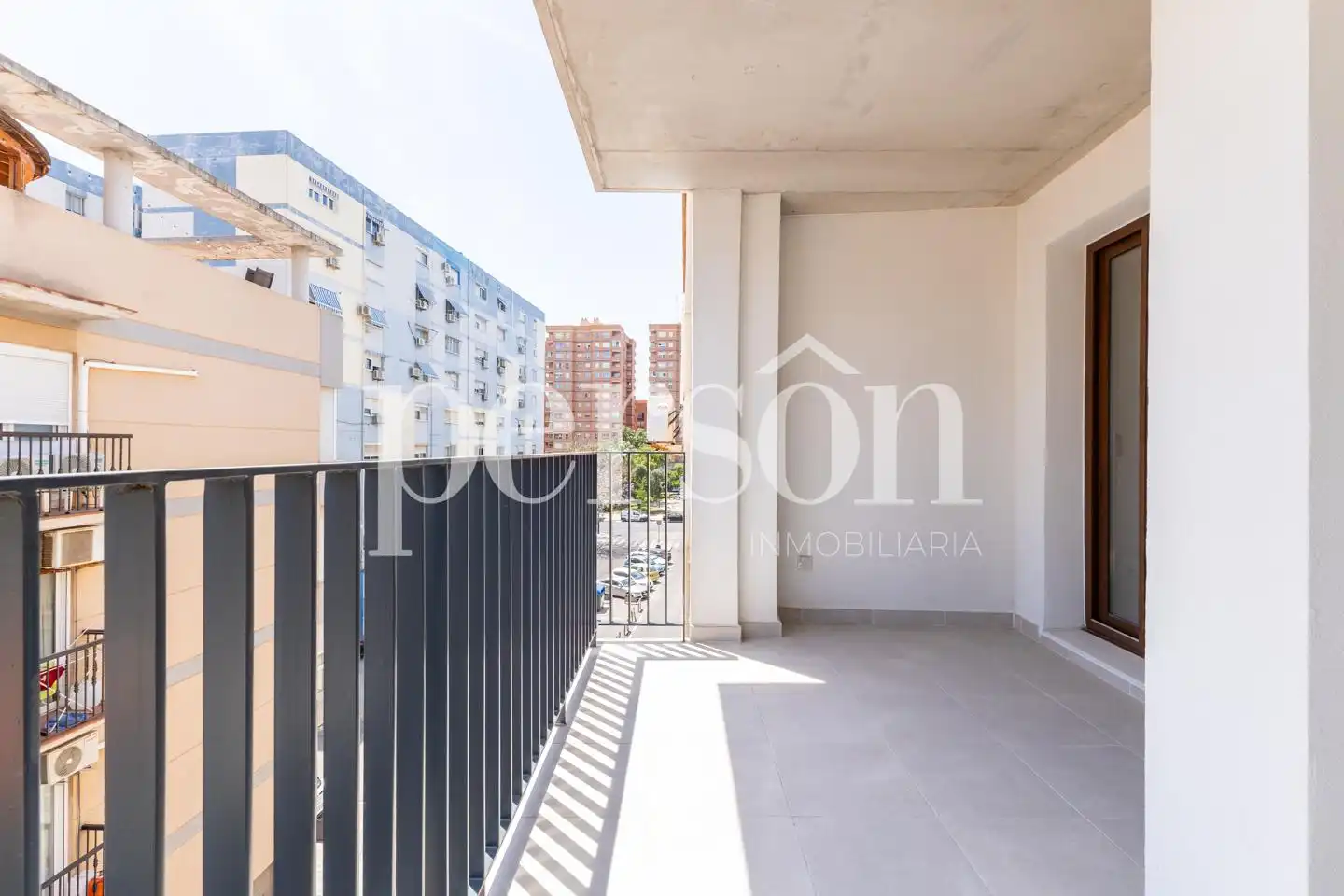 Terrace of Flat for rent in Valencia  with Air Conditioner, Heating and Parquet flooring
