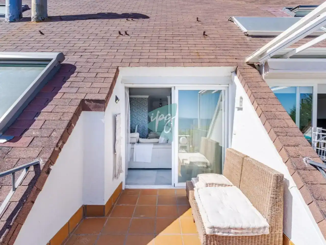 Terraza de Casa adosada en venta en Estepona con Aire acondicionado