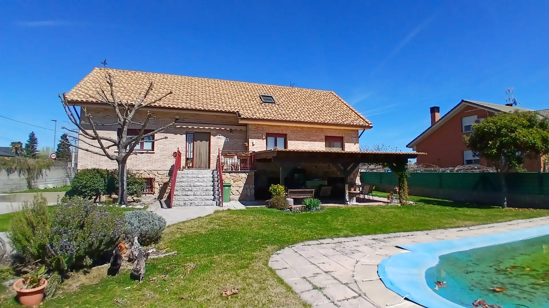 Jardí de Casa o xalet en venda en Guadarrama amb Calefacció, Jardí privat i Terrassa