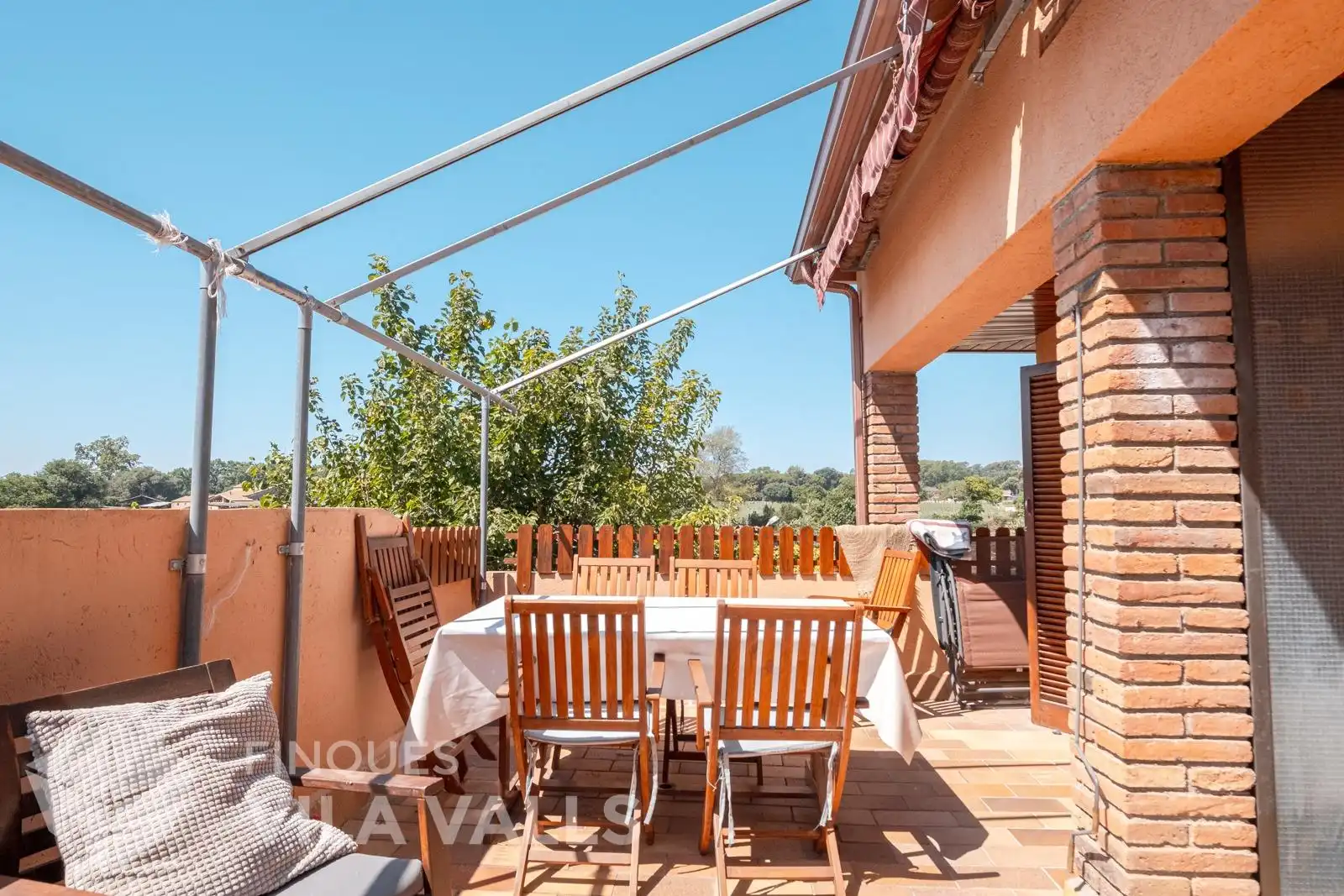 Terrace of Flat for sale in Lliçà d'Amunt  with Air Conditioner, Heating and Private garden