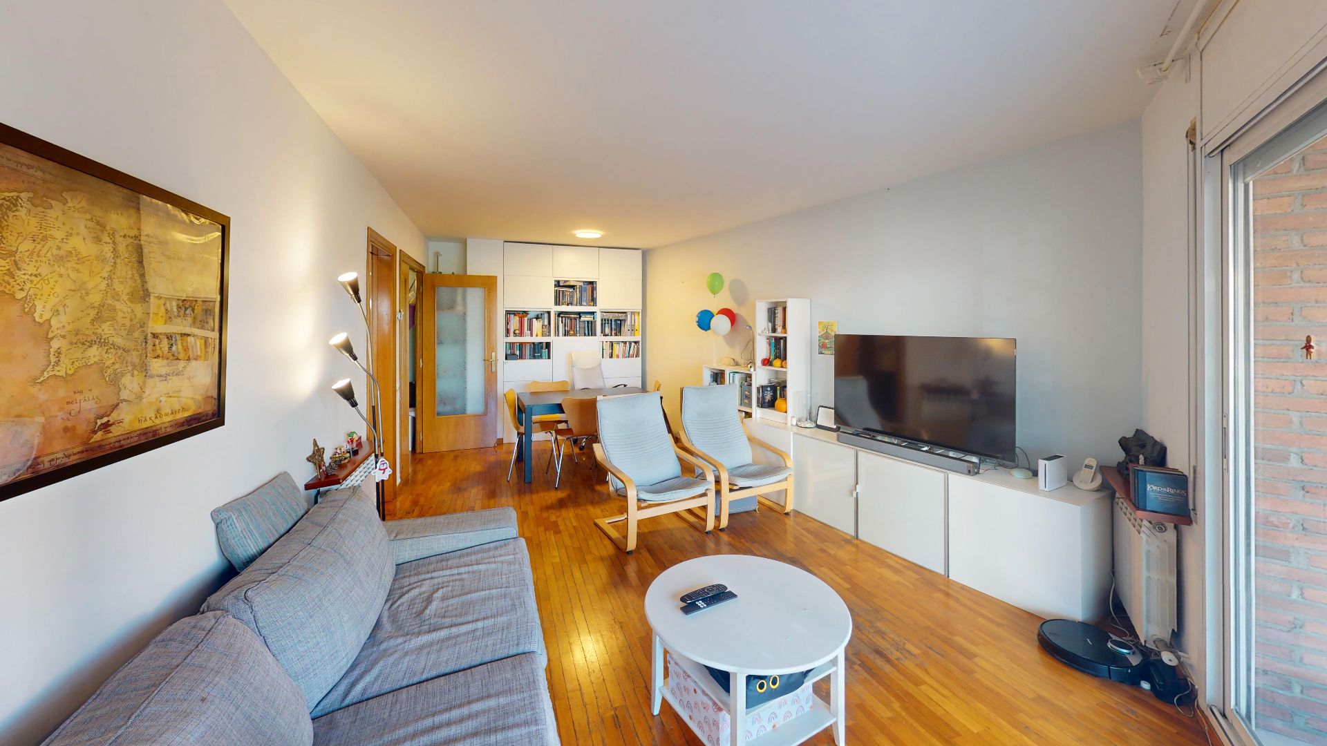 Living room of Flat for sale in Terrassa  with Air Conditioner, Heating and Terrace