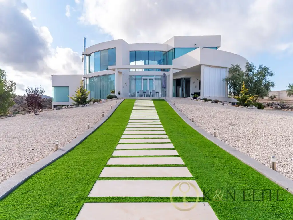 Exterior view of Houses for sale in Petrer  with Air Conditioner, Private garden and Swimming Pool