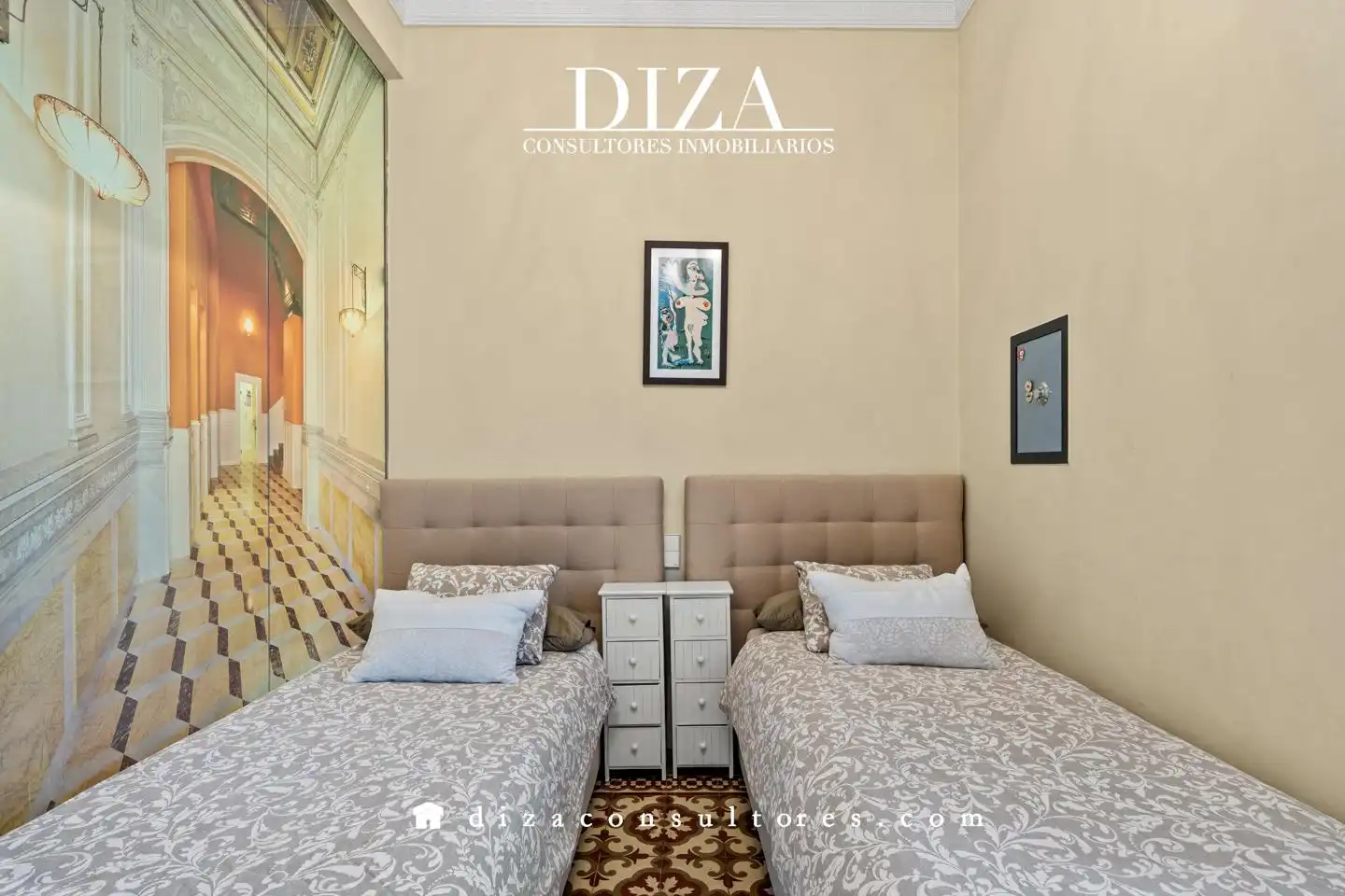 Habitación de Piso de alquiler en Madrid con Aire acondicionado, Calefacción y Amueblado