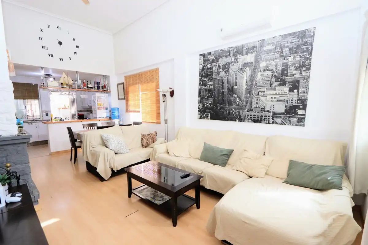 Sala d'estar de Casa o xalet en venda en Murcia amb Aire condicionat, Jardí privat i Terrassa