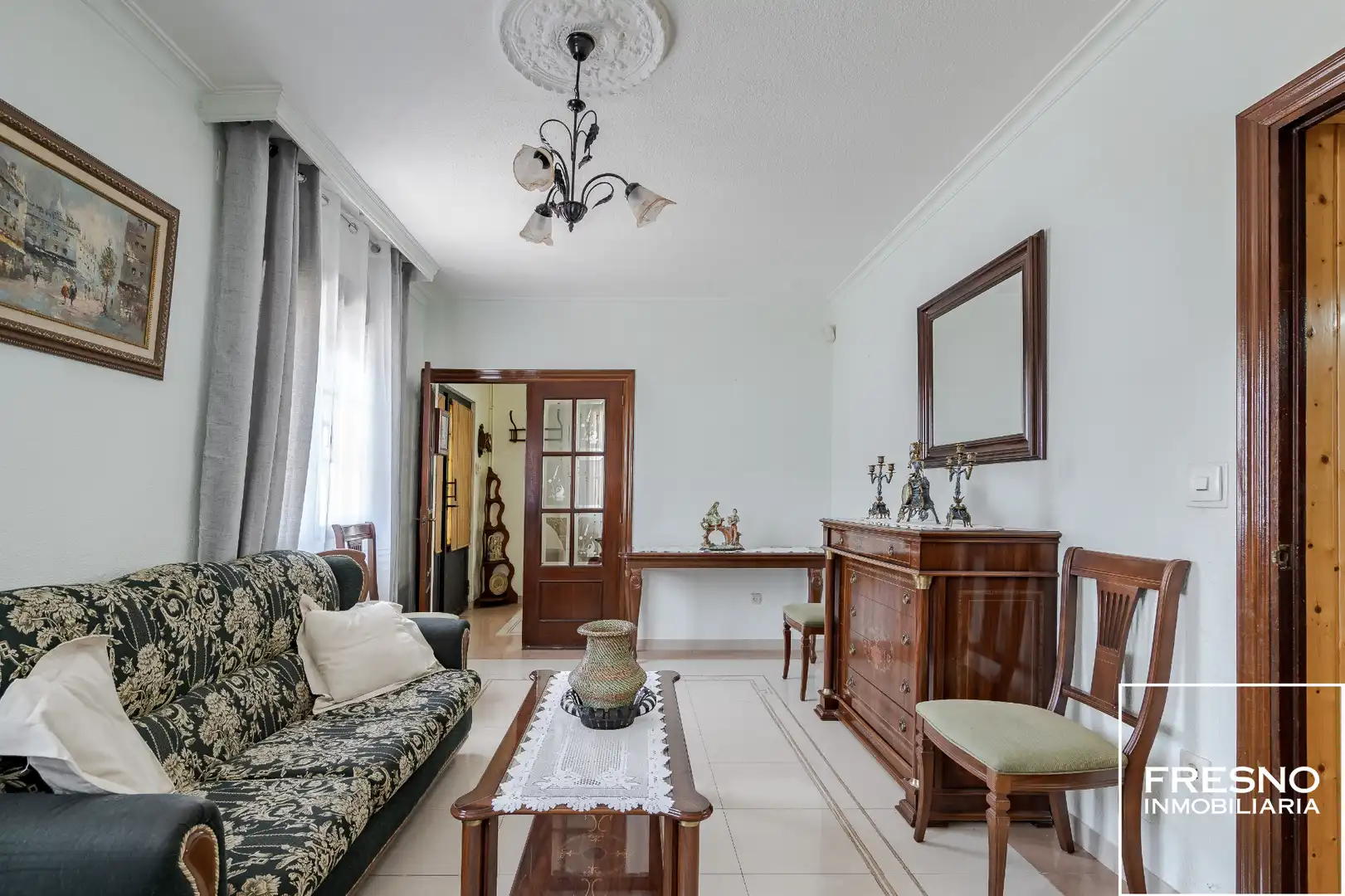 Sala de estar de Casa adosada en venta en Yepes con Aire acondicionado, Calefacción y Trastero