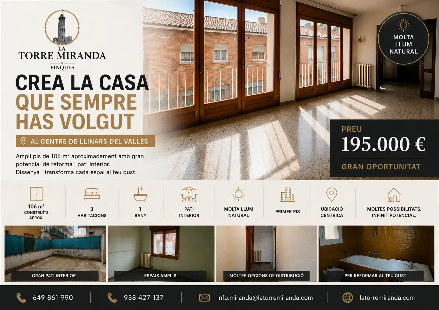Bedroom of Flat for sale in Llinars del Vallès  with Heating, Terrace and Balcony
