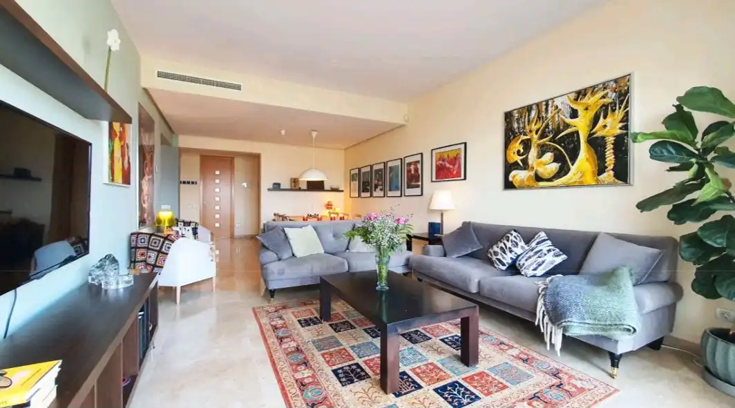 Wohnzimmer von Dachboden zum Verkauf in Mijas mit Terrasse, Abstellraum und Schwimmbad