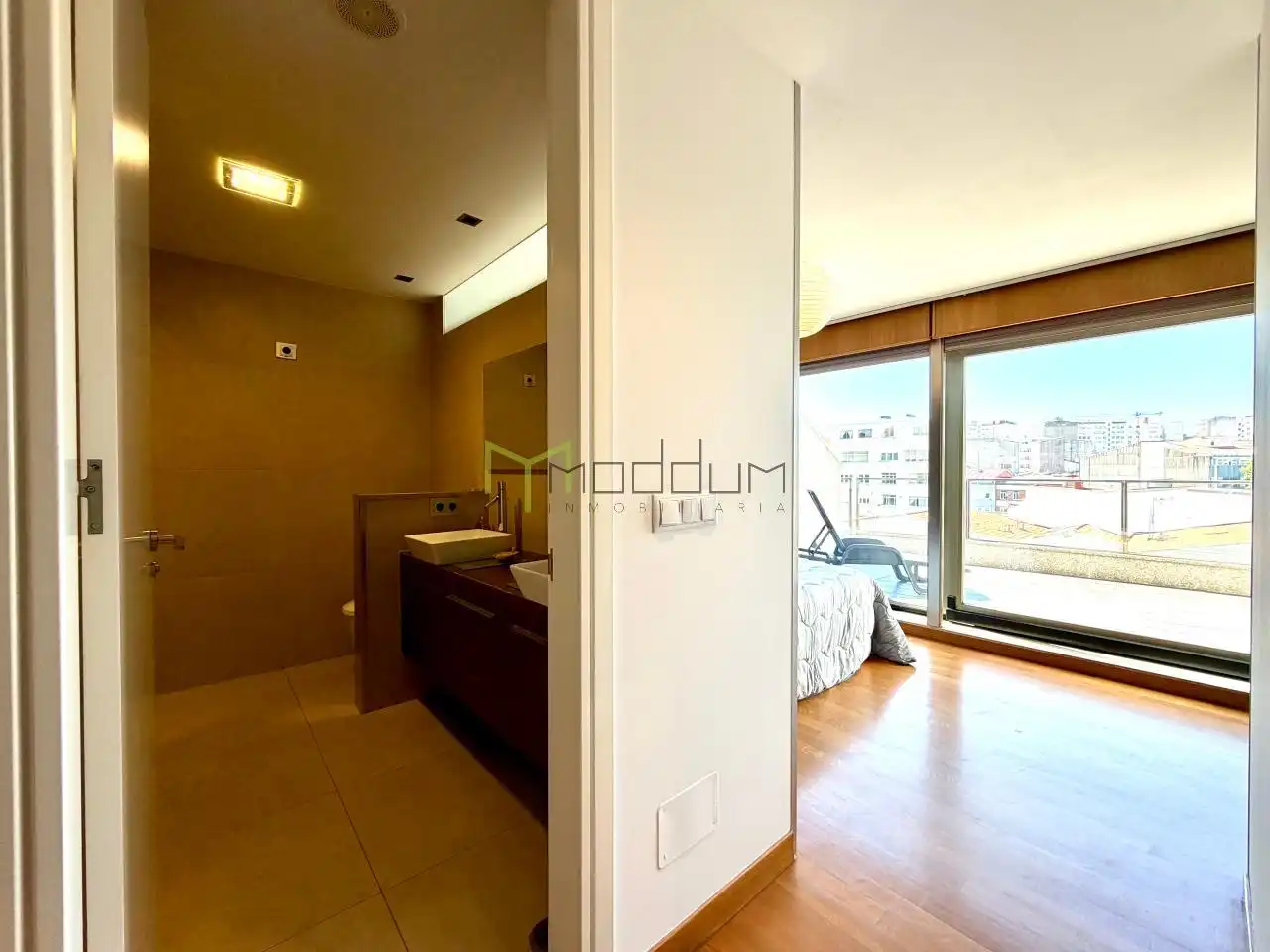 Habitación de Ático en venta en A Coruña Capital  con Calefacción, Terraza y Trastero