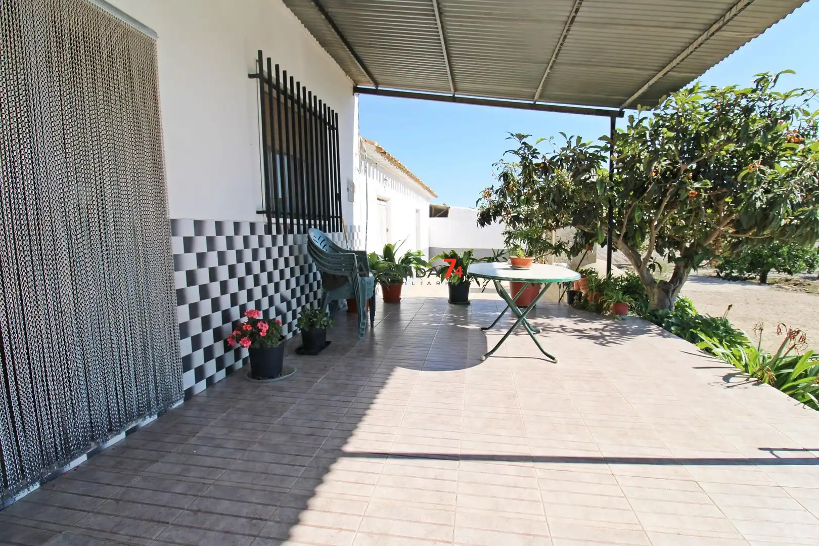 Terrassa de Casa o xalet en venda en Lorca amb Aire condicionat, Jardí privat i Moblat