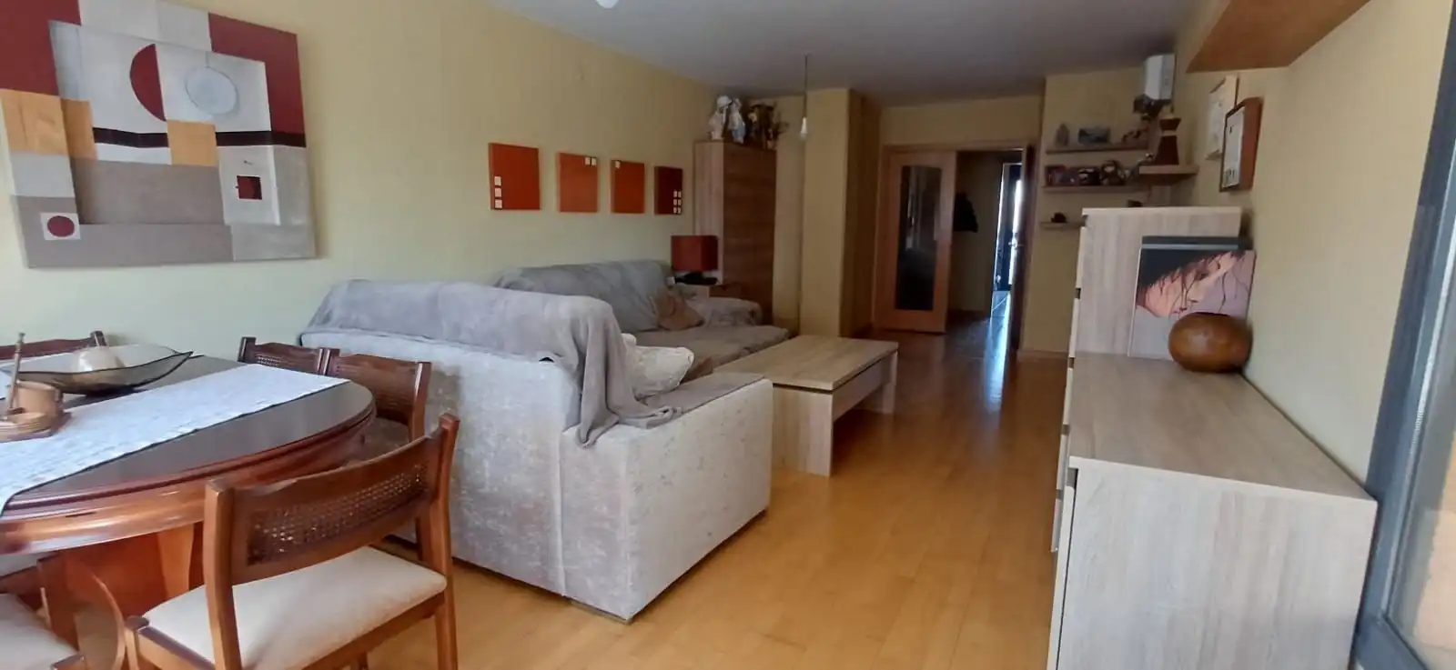 Living room of Flat for sale in Lleida  with Air Conditioner, Heating and Storage room