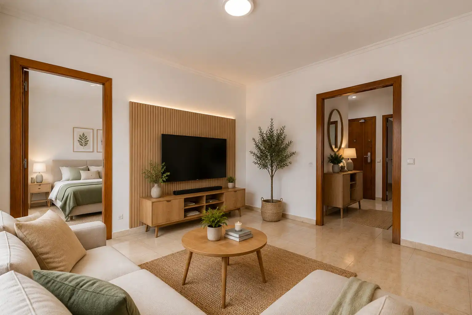 Sala d'estar de Pis en venda en Santa Coloma de Gramenet amb Traster