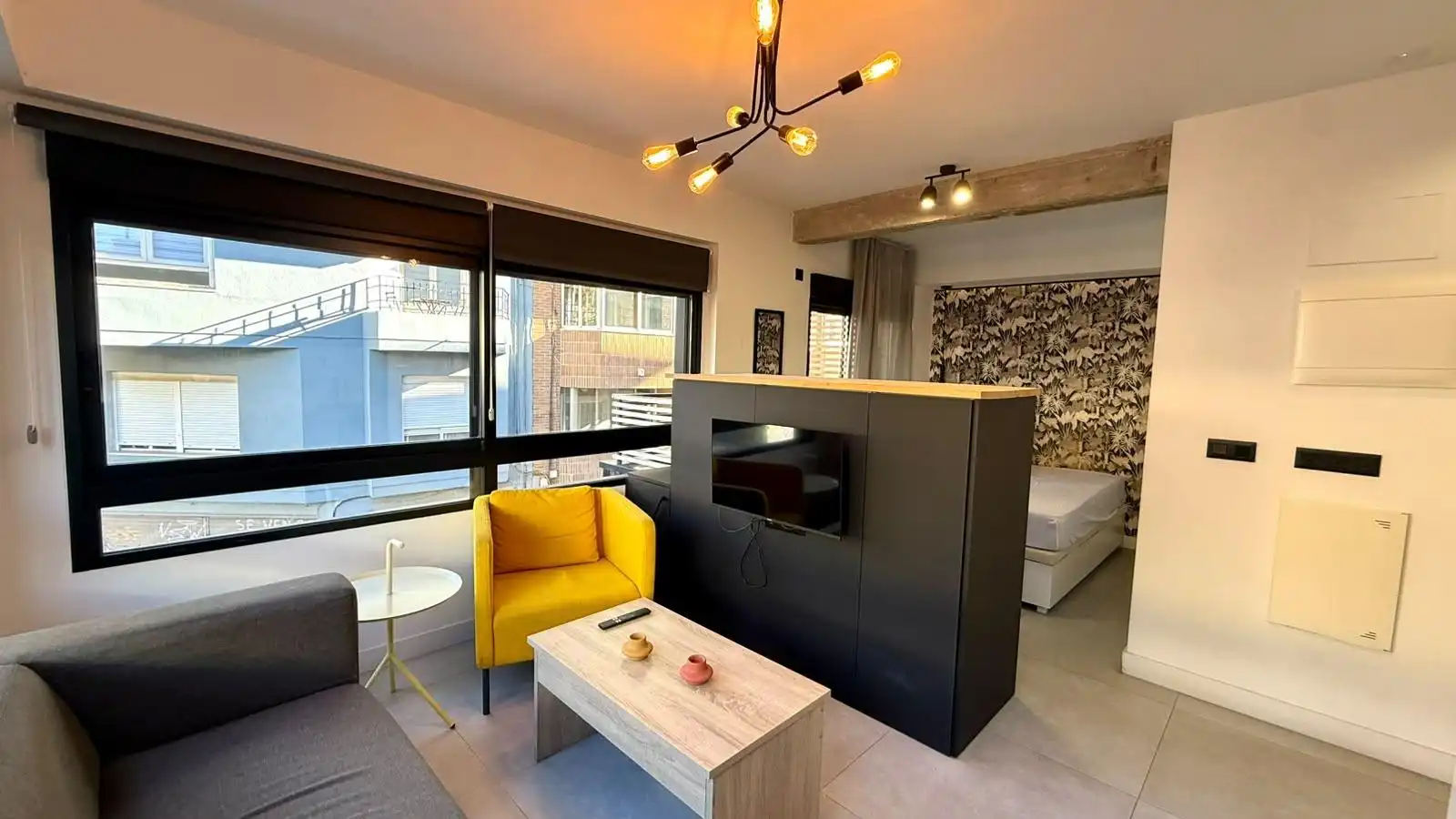 Wohnzimmer von Loft zur Miete in Alicante / Alacant mit Klimaanlage, Heizung und Terrasse