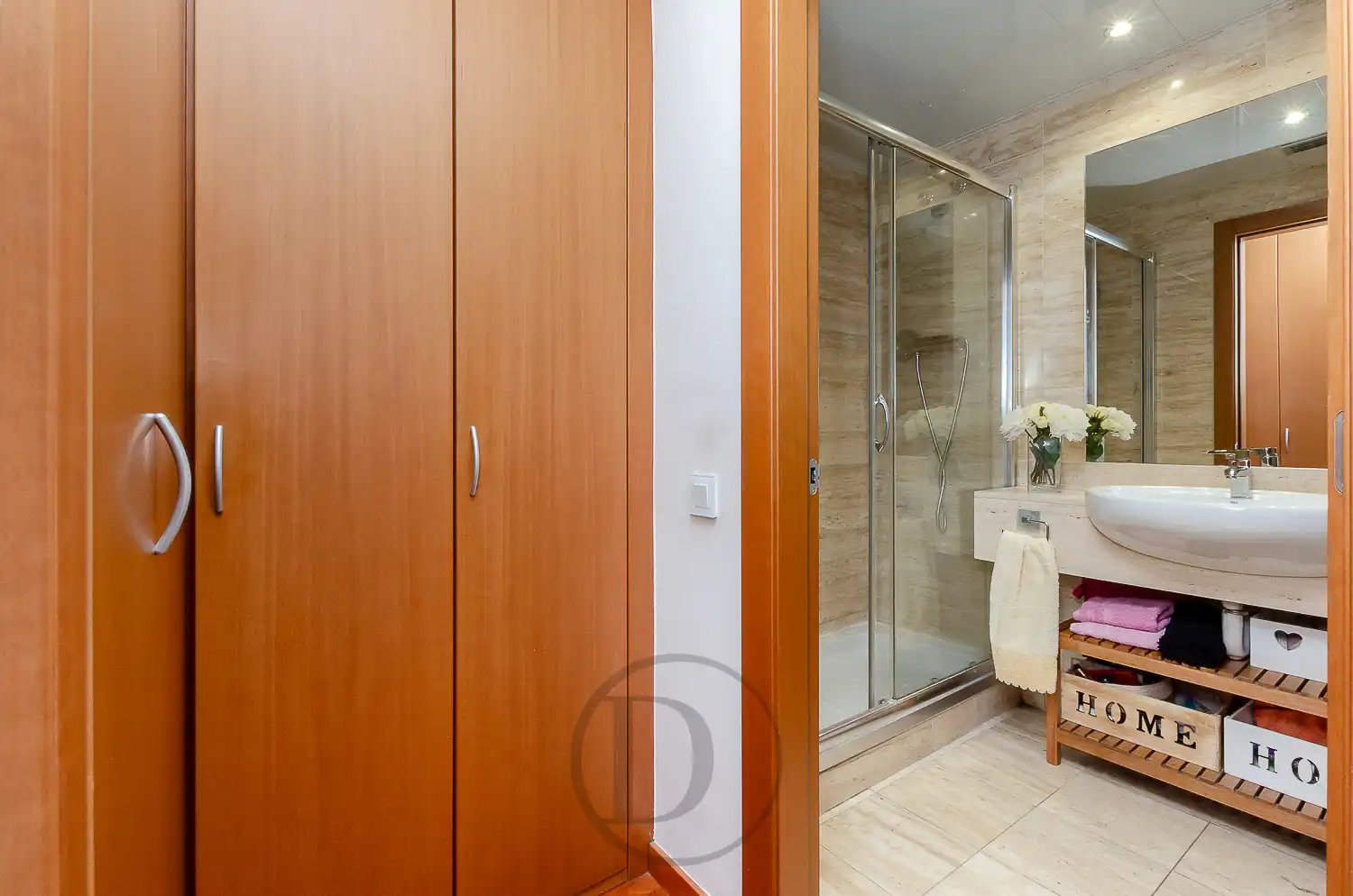 Badezimmer von Wohnung zum Verkauf in Esplugues de Llobregat mit Klimaanlage, Terrasse und Balkon
