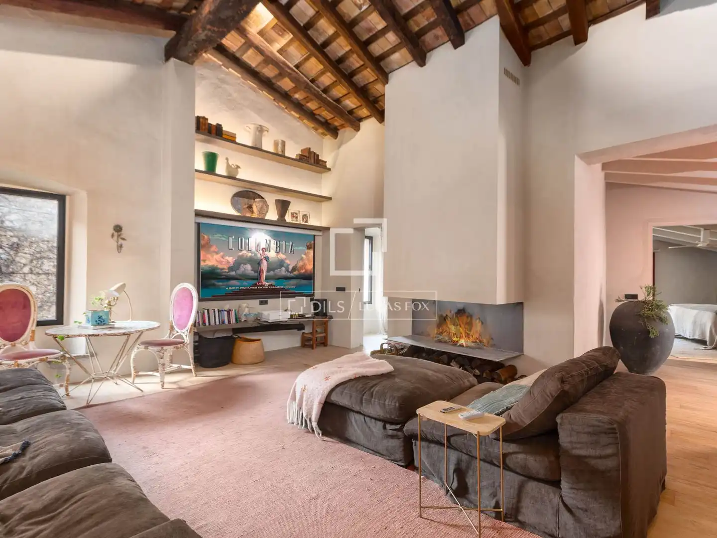 Sala d'estar de Casa o xalet en venda en Figueres amb Aire condicionat, Calefacció i Parquet