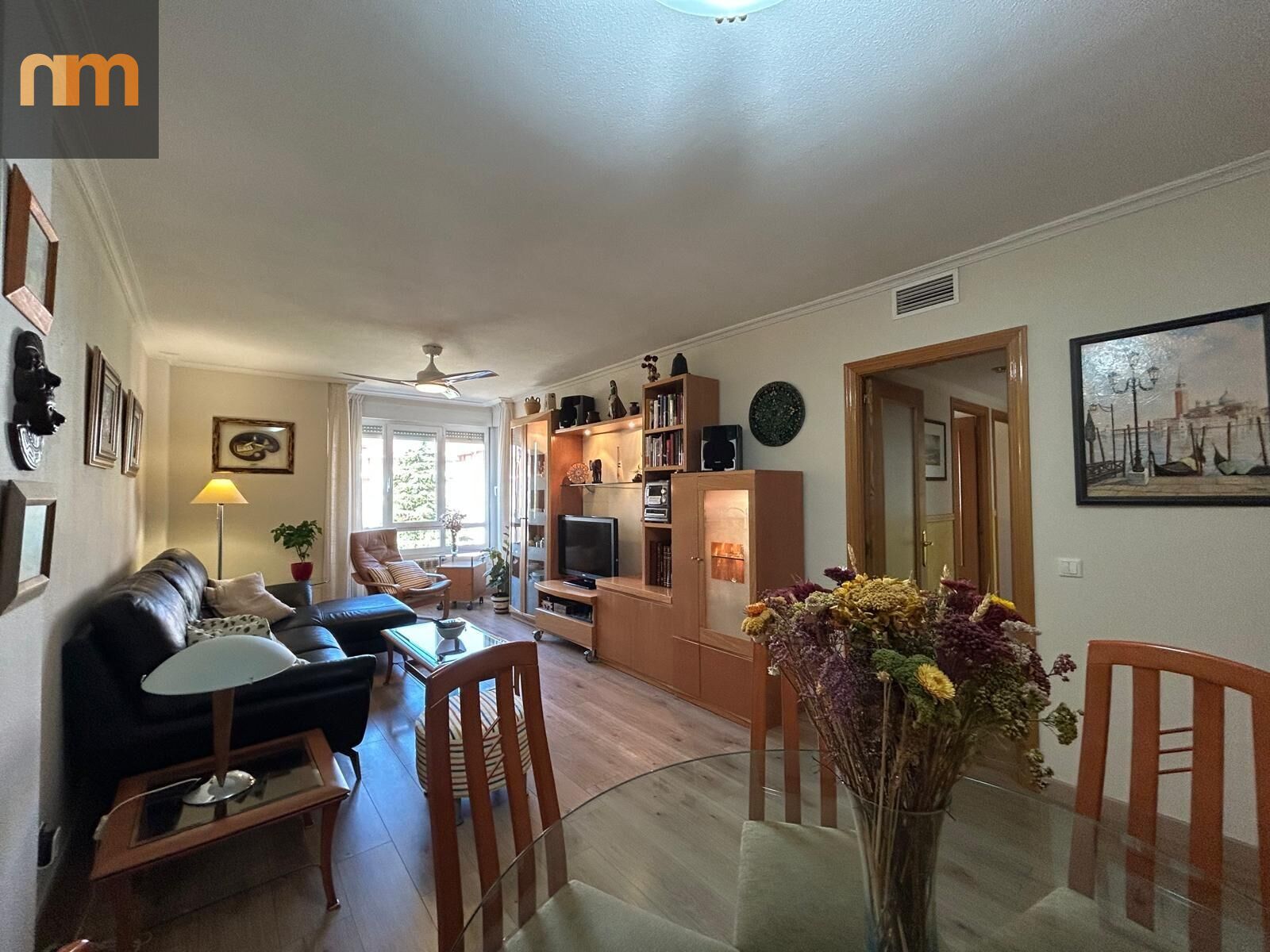 Living room of Flat for sale in  Madrid Capital  with Air Conditioner and Heating