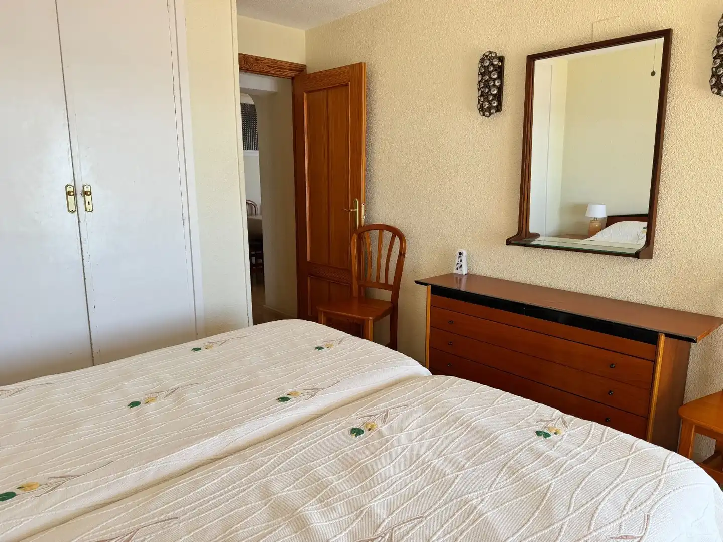 Bedroom of Flat for sale in Orxeta  with Air Conditioner