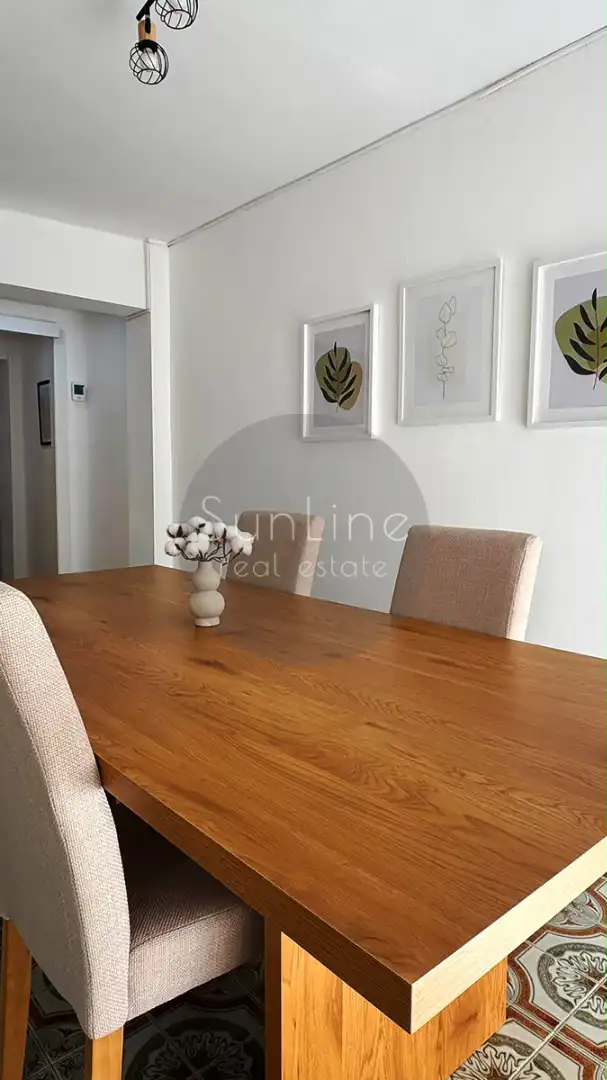 Dining room of Flat for rent in Valencia  with Air Conditioner, Furnished and Balcony