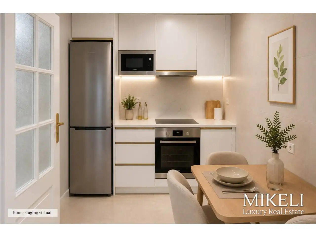 Cocina de Piso en venta en Santander con Calefacción, Parquet y Amueblado