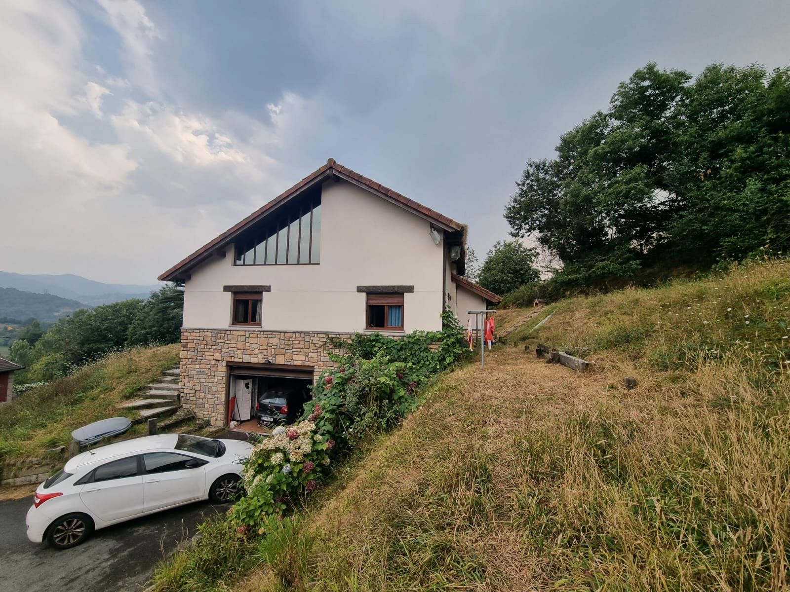 Vista exterior de Casa o xalet en venda en Langreo amb Moblat