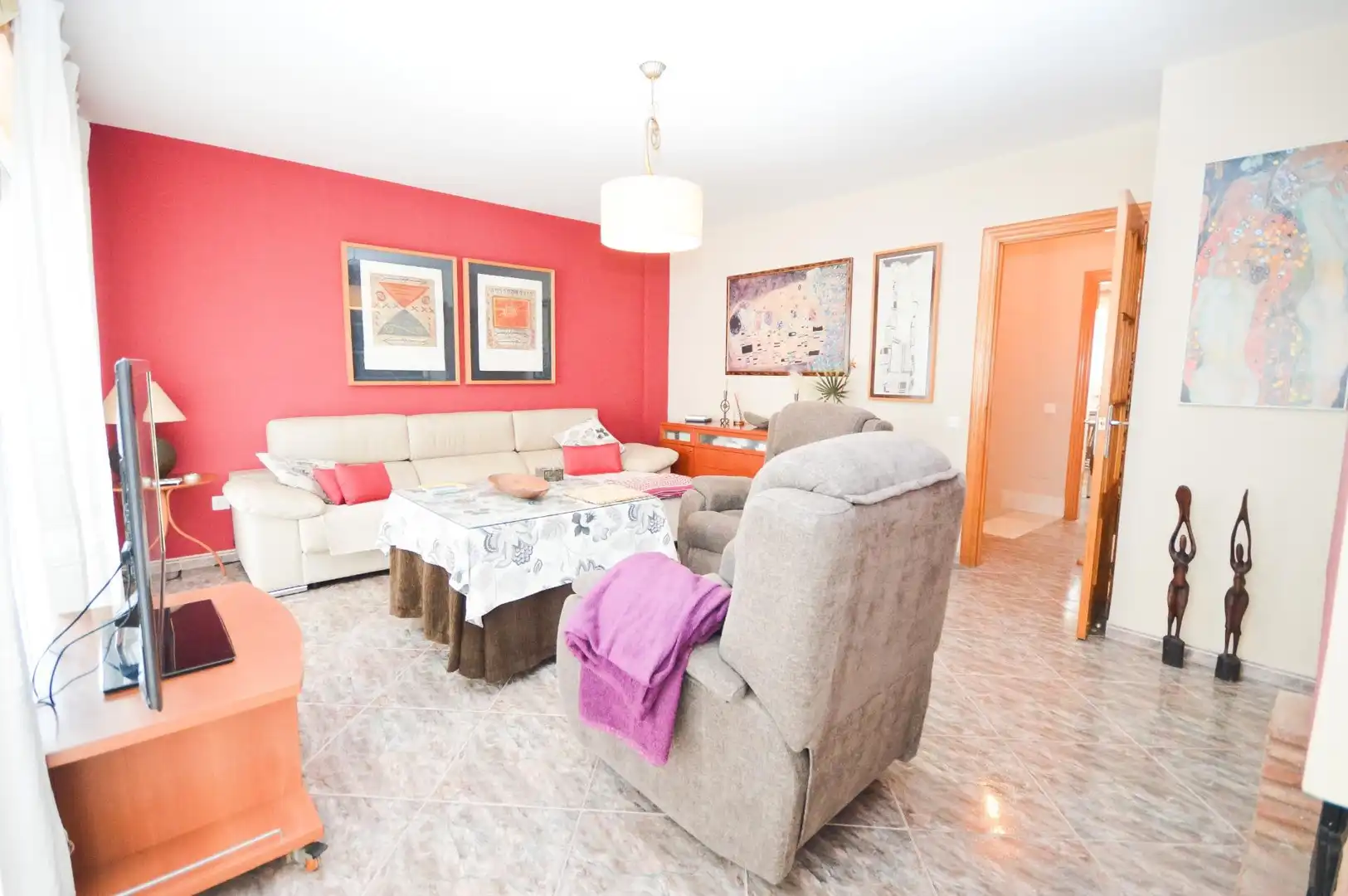 Sala de estar de Casa o chalet en venta en Gádor con Aire acondicionado, Terraza y Balcón