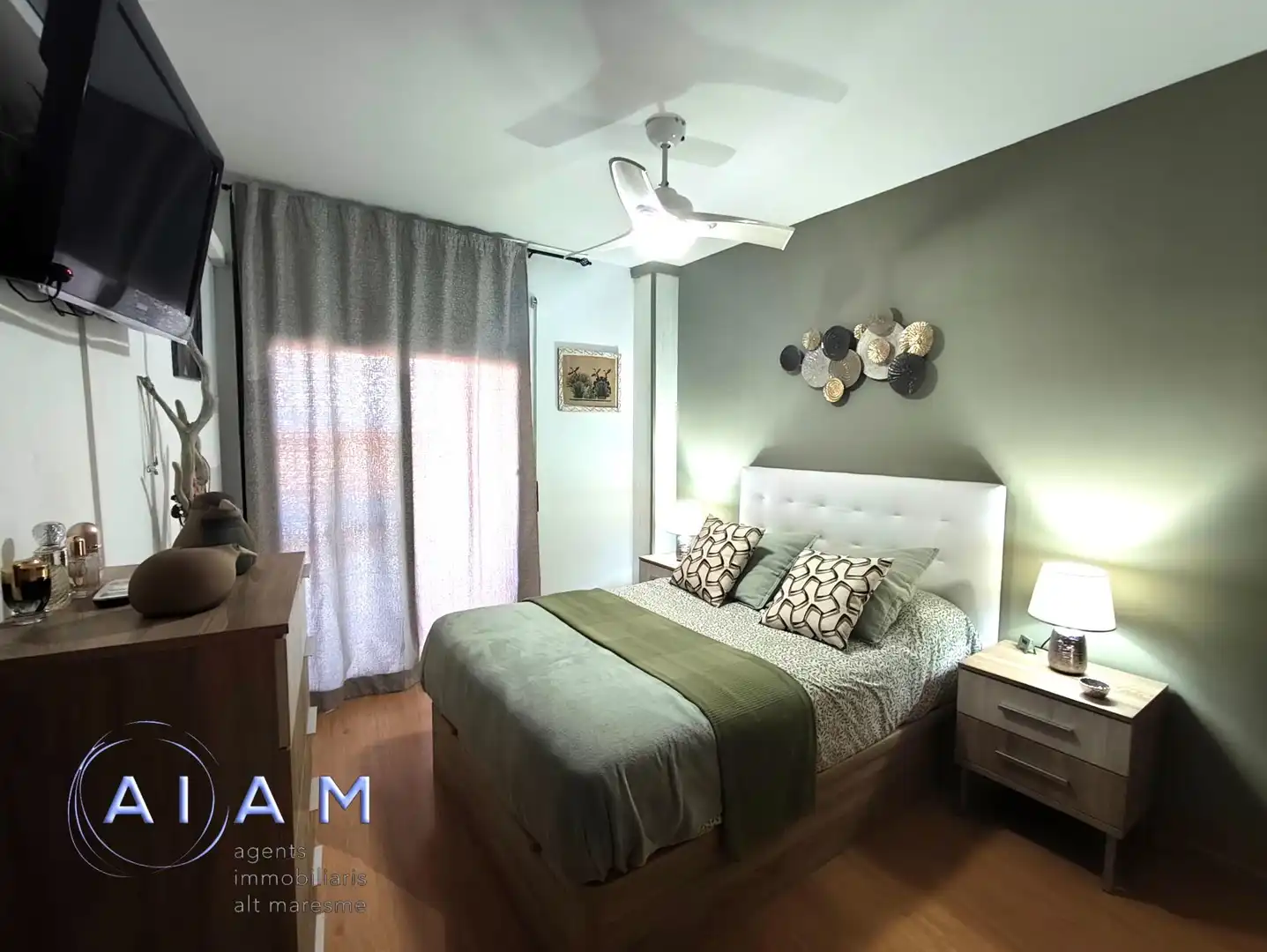 Bedroom of Flat for sale in Tordera  with Air Conditioner and Heating