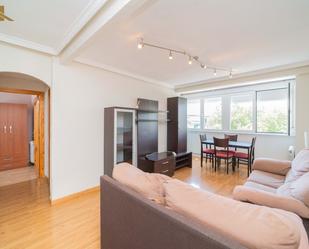 Living room of Flat for sale in Leganés  with Air Conditioner, Parquet flooring and Terrace