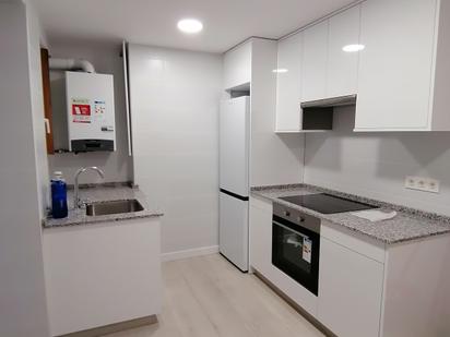 Kitchen of Flat for sale in Gijón   with Heating, Parquet flooring and Terrace