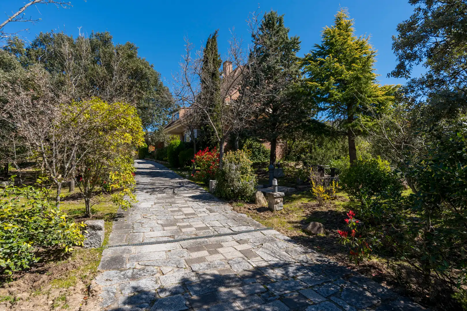 Garden of Houses for sale in Collado Villalba  with Air Conditioner, Heating and Private garden