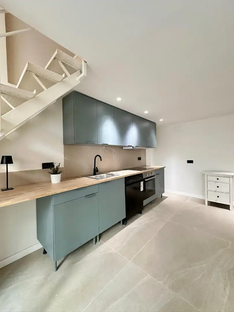 Cuina de Loft en venda en Montgat amb Aire condicionat i Moblat