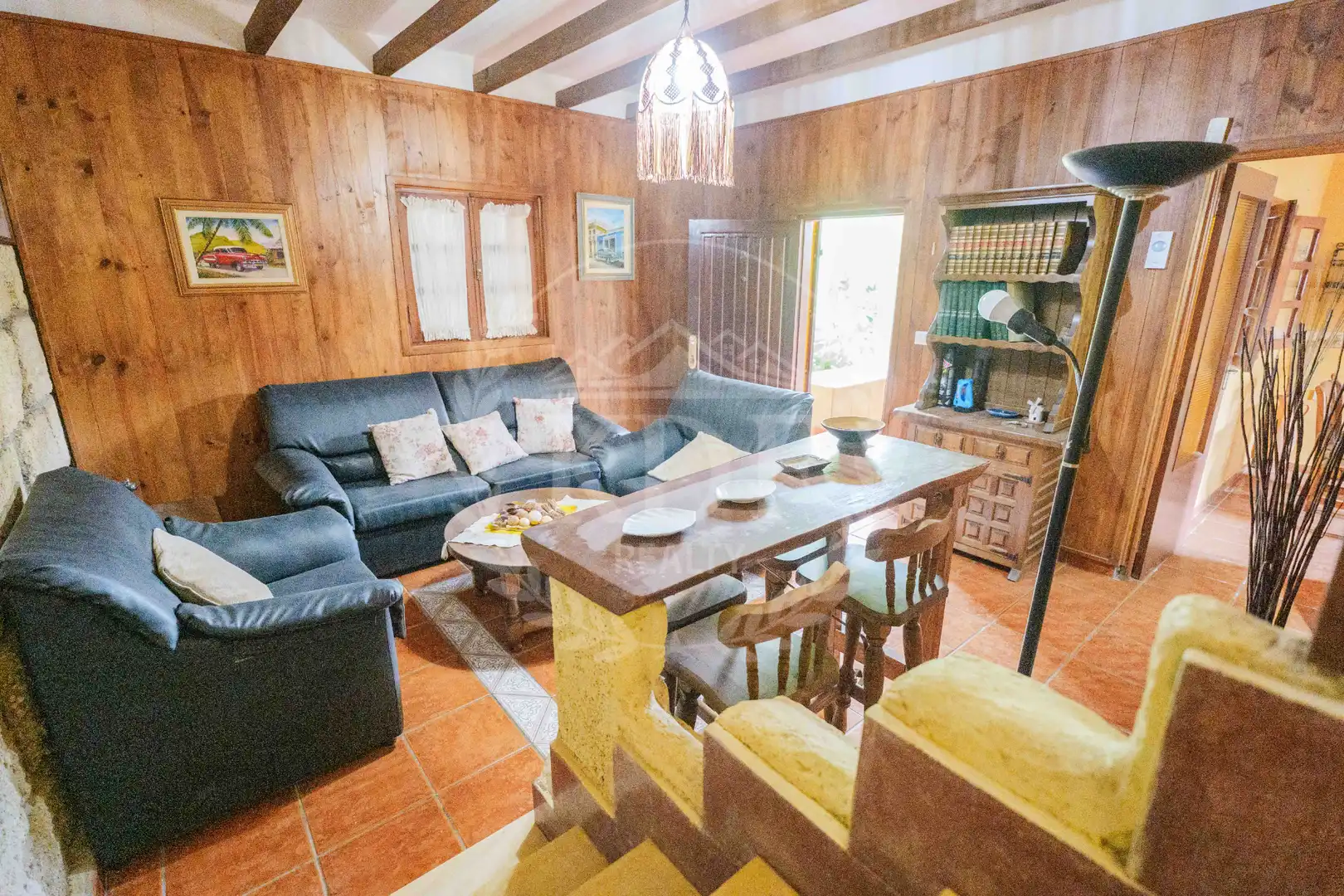 Sala de estar de Casa o chalet en venta en La Matanza de Acentejo con Jardín privado, Terraza y Piscina