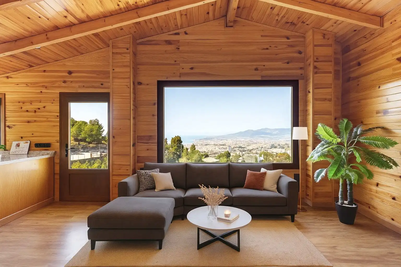 Living room of Houses for sale in Málaga  with Air Conditioner, Private garden and Terrace