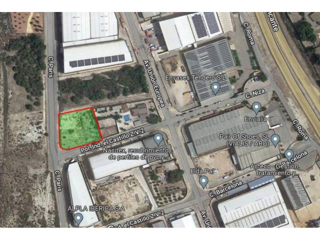 Terreno industrial en Venta en INDUSTRIAL EL CASTILLO en Sax