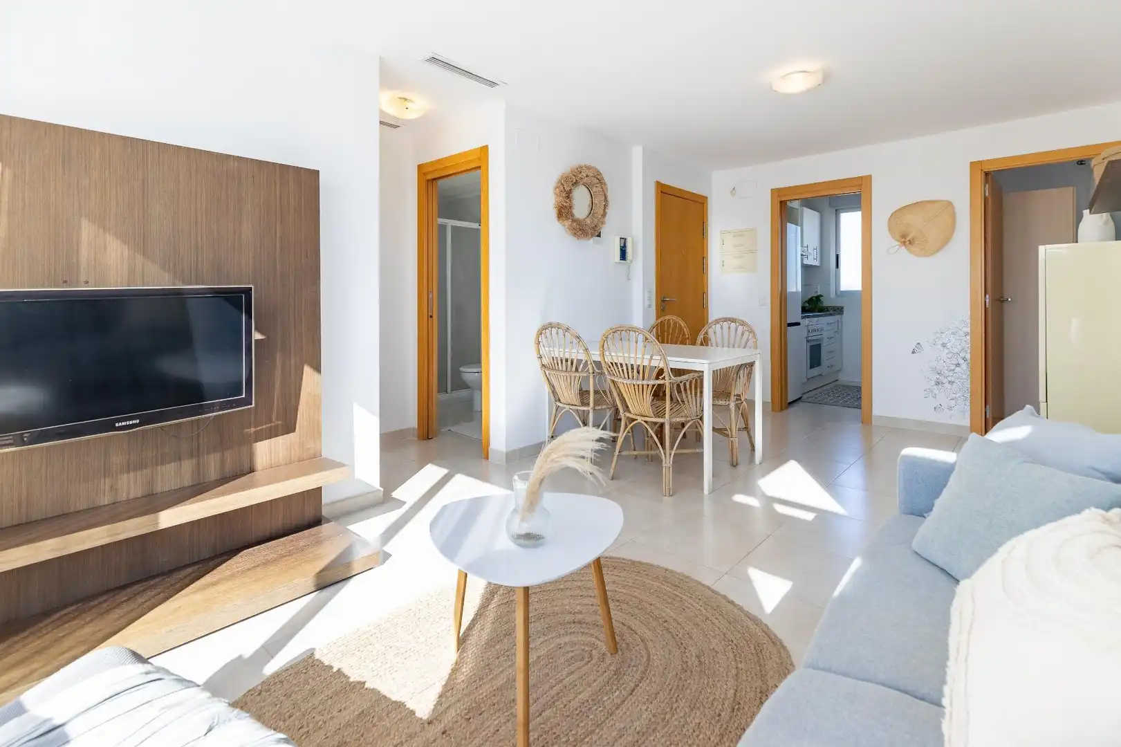 Sala d'estar de Àtic en venda en Piles amb Aire condicionat, Calefacció i Terrassa
