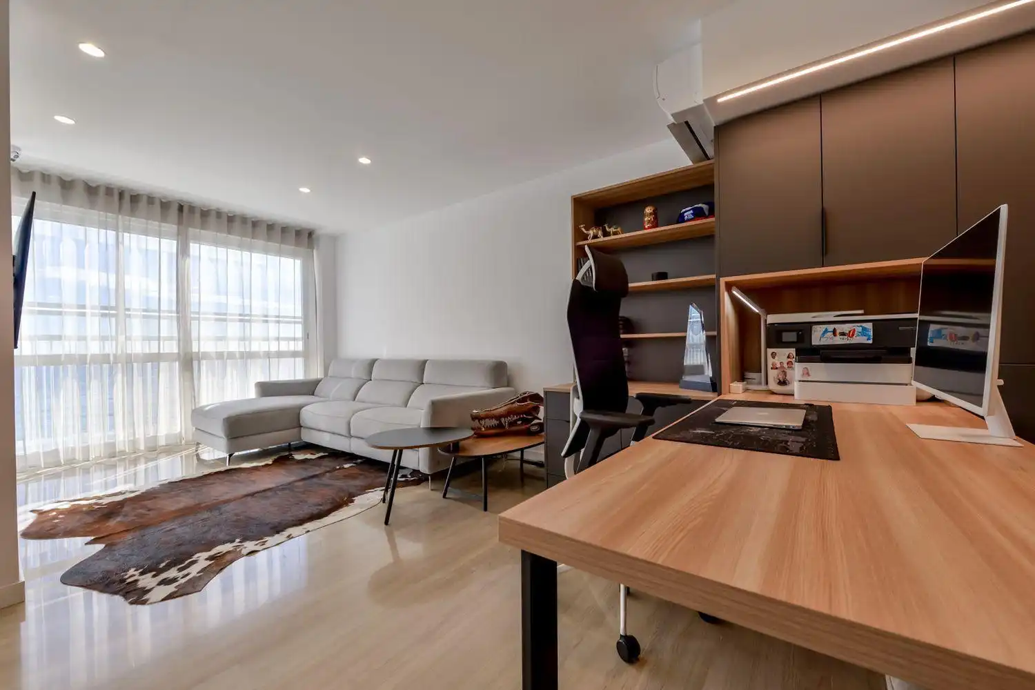 Living room of Duplexes for sale in Altea  with Air Conditioner and Swimming Pool