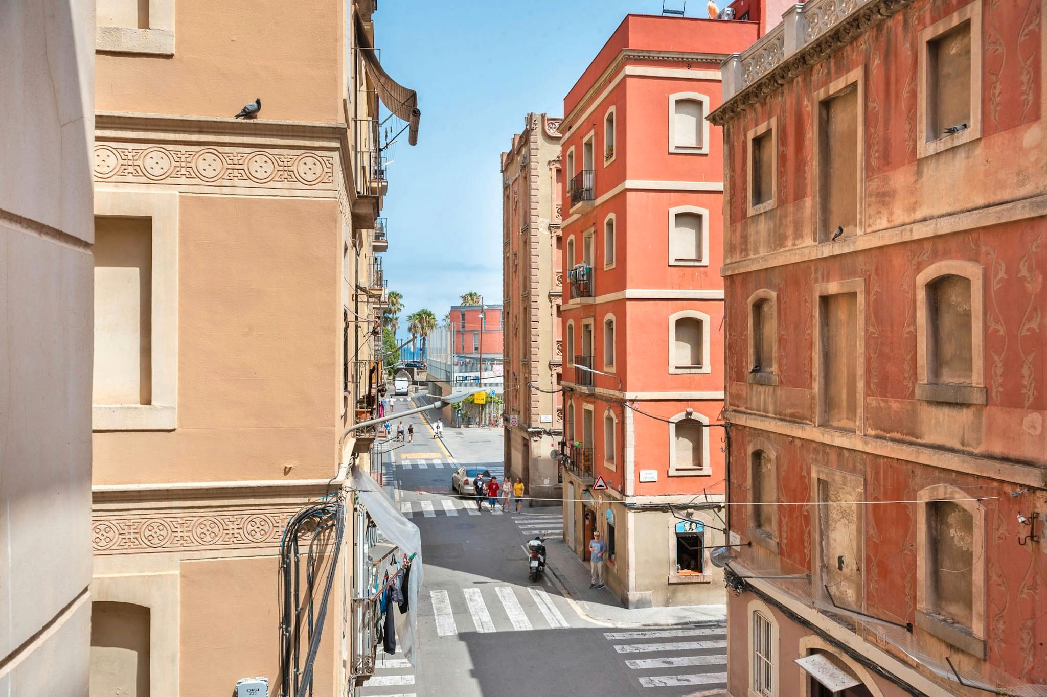 Vista exterior de Piso de alquiler en  Barcelona Capital con Aire acondicionado, Calefacción y Amueblado