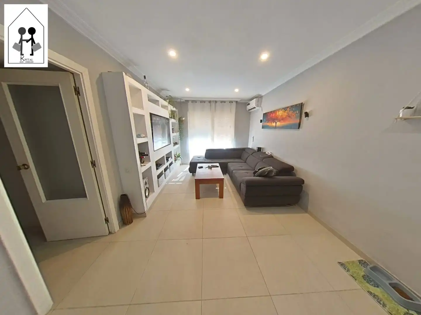 Living room of Flat for sale in Los Palacios y Villafranca  with Air Conditioner, Heating and Terrace