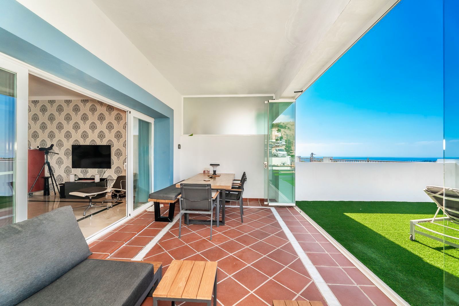Terrace of Apartments for sale in Estepona  with Terrace, Storage room and Furnished