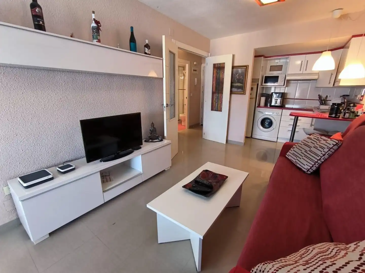 Sala d'estar de Pis en venda en Benidorm amb Aire condicionat i Piscina comunitària